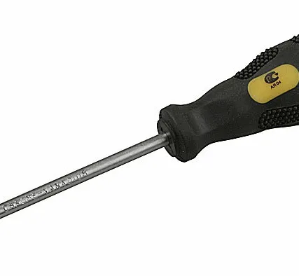 Фото №0 Отвертка STAYER "MASTER" HERCULES, Сr-V, противоскользящая рукоятка, SL 6,0 х 38 мм