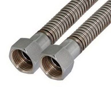фото Подводка газ сильфон TUBOFLEX 1,0 1/2" (фикс.) г/г