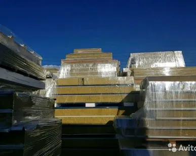 фото Сэндвич панели Минвата 100 мм, 3,89 м