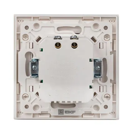 Фото №1 Механизм розетки USB 2-м Стокгольм 2.1А бел. PROxima EKF EYR16-028-10-2USB