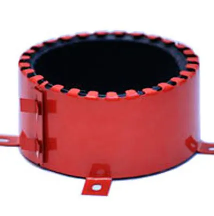 Фото №0 Муфта противопожарная ОГРАКС-ПМ для ПП, ПВХ труб, нержавеющая сталь, вклады