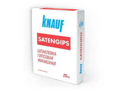 фото Шпаклевка гипсовая финишная КНАУФ-Сатенгипс 25кг.