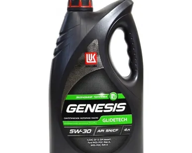 фото Синтетическое моторное масло ЛУКОЙЛ GENESIS GLIDETECH 5W30 4л