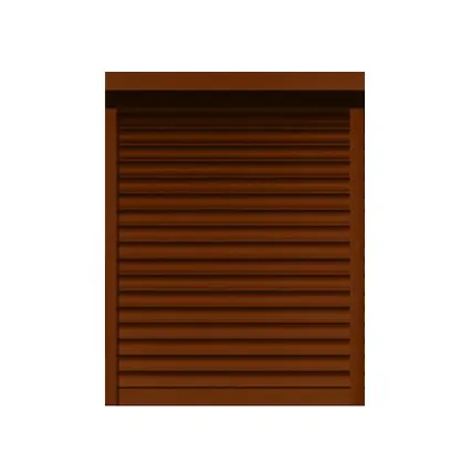 Фото №0 Рольставни на окна - коричневые 1200х1400 мм