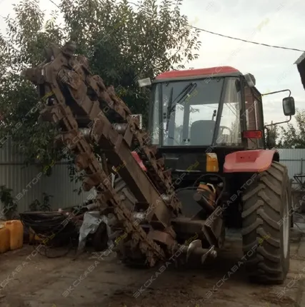 Фото №2 Аренда траншейного экскаватора (траншеекопателя) МТЗ ЭЦ-1800, Воронеж