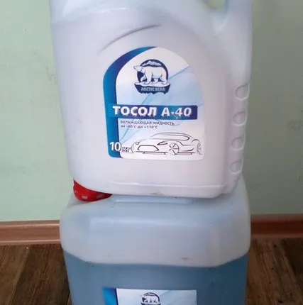 Фото №0 Тосол А-40 охлаждающая жидкость (214 кг б/у бочка)