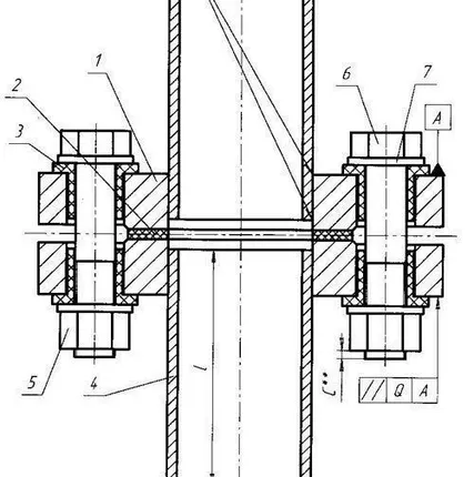 Фото №0 Изолирующее фланцевое соединение (ИФС) Ду 400 Ру 6 СЗК-78 серия 4900-5/74