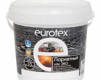 фото Eurotex - ЭКО лак паркетный матовый 0,8 л