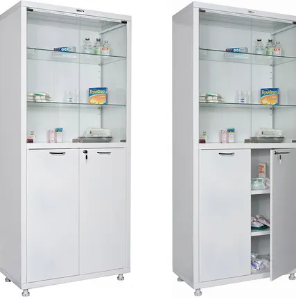 Фото №0 Шкаф медицинский  МД 2 1780/SG 1750/1850*x800x400