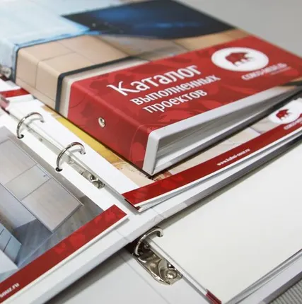 Фото №0 Папка с кольцамевым механизмом. Изготовление по Вашему эскизу