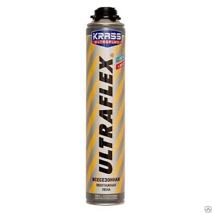 Фото №0 Пена монтажная KRASS ULTRAFLEX 65 всесезонная 820мл