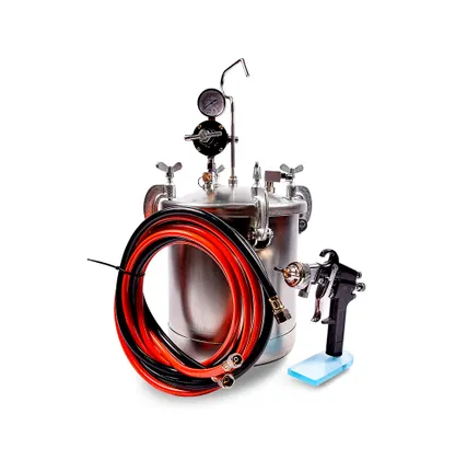 Фото №0 *R8312 красконагнетательный бак 10 л. с комплектом шлангов и краскораспылителем