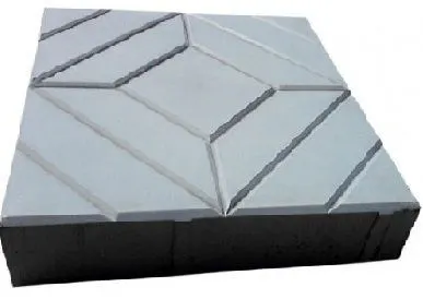 фото Плитка тротуарная «Ромб», 250х250х60, серая/цветная