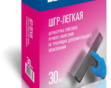 фото БЫСТРОЙ Штукатурка гипсовая ШГР легкая, 30 кг