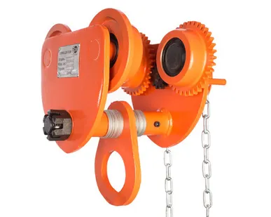 фото Тележка для тали TOR Тип В (GCL) 3Х12 с механизмом передвижения