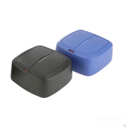 Фото №0 Крышка маятник VILEDA Ирис, прямоугольная, 39х39х15, цвет синий