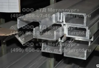фото Швеллер алюминиевый АМГ3 440359 45х75х5 х3000 ГОСТ 8617-81