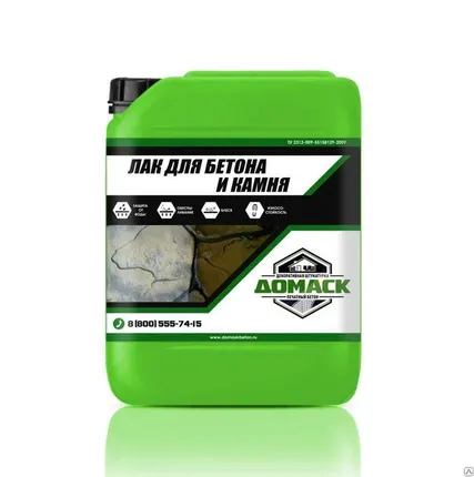 Фото №0 Лак для бетона и камня ДОМАСК