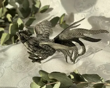 фото Статуэтка Петух Защищающийся 15 см Франция