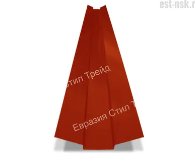 фото Планка ендовы верхняя 76х76х2000 ТЕРРАКОТ
