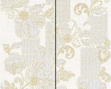 фото Плитка керам. AZORI Illusio Beige 630x630 панно из 2 частей Pattern