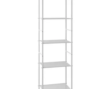 фото стеллаж Валенсия 15 455х300х1555мм белый