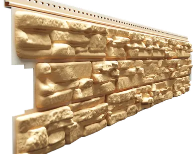 фото Сайдинг Docke ROCKY Пекан Деке LUX под камень