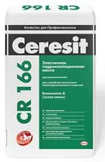 фото Эластичная гидроизоляционная масса CR 166 (компонент А) Ceresit 24 кг