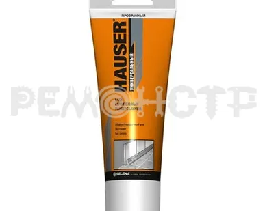 фото Клей жид/гв стр-унив 180гр. HAUSER (прозрачный) (12) (под заказ)