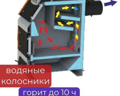 фото Котел твердотопливный ZOTA «Тополь - ВК», 22 кВт, до 12ч