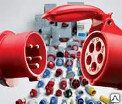 фото Розетка нар. уст. 63A 3P+Е+N 400В IP67 ДКС DISW040635