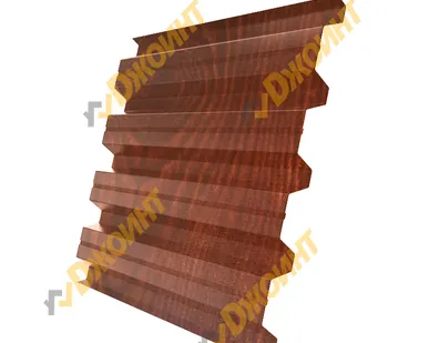 фото Профнастил Н-60 0,5 Printech Brazillian Cherry (Бразильская вишня)