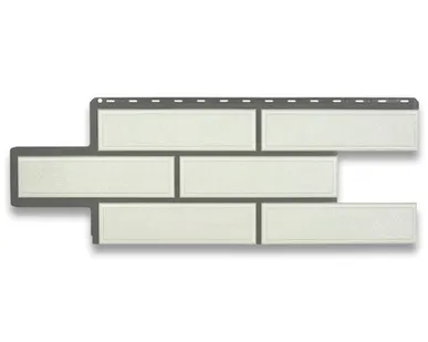 фото Фасадная панель (АП) "КАМЕНЬ Венецианский (белый) 1250*450 мм (раб.размер 1000*430)