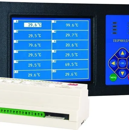 Фото №0 Прибор Термодат-29Е4/2Р/485/4М-РВ/8УВ/8С/8Р
в