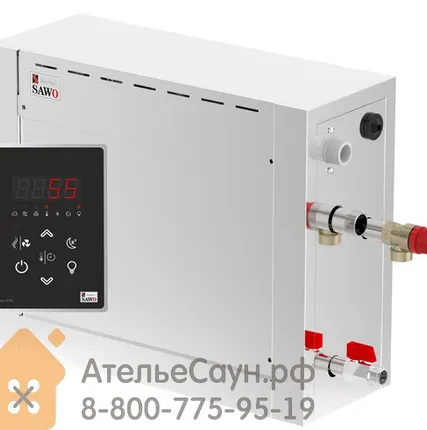 Фото №1 Парогенератор Sawo STE-75-C1/3-V2 (7,5 кВт, пульт V2 в комплекте, форсунка, ручной слив)