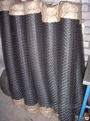 Фото №0 Сетка Рабица черная ячейка 45х45 (рулон - 10м)