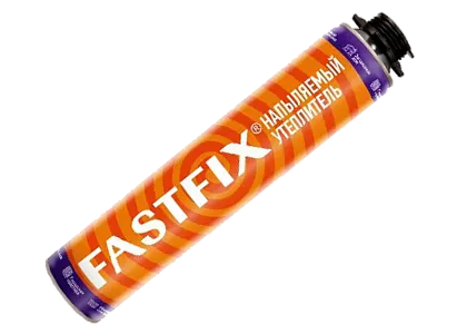 Фото №0 УТЕПЛИТЕЛЬ НАПЫЛЯЕМЫЙ ПЕНОПЛЭКС FASTFIX, 850мл