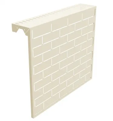 Фото №0 Экран для радиатора 610х720х150, Слоновая кость (RAL 1015)