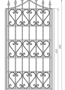 фото Калитка прозрачная