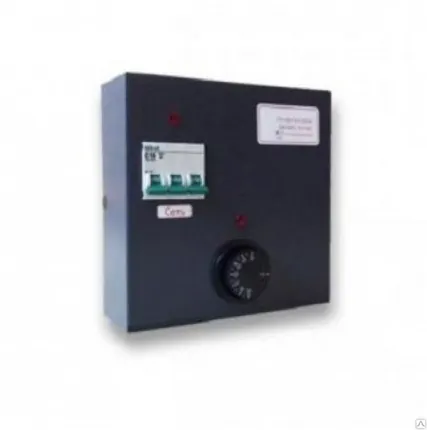 Фото №0 Пульт управления электроводонагревателем Пирамида ПУ ЭВН 3/6 с автоматическ