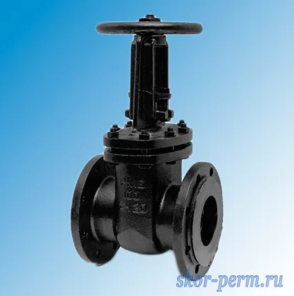 Фото №0 Задвижка чугунная фланцевая 30ч6бр Ду100 Ру10