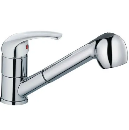 Фото №0 Смеситель для кухни HAIBA 6013 выдвижная лейка