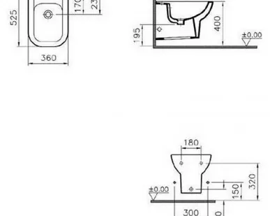 фото Биде подвесное VitrA Retro 5165B003-0290