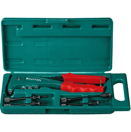 Фото №0 Заклепочник для резьб.закл KRAFTOOL Combo2-M 6 (2,4-4,8; M3-M6) кейс