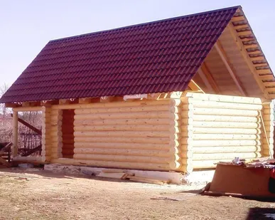 фото Сруб бани 5х6х2.3м