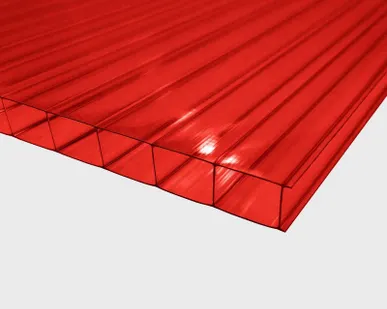фото Поликарбонат 2100х6000х10мм (красный) Соталюкс 1кг/м2