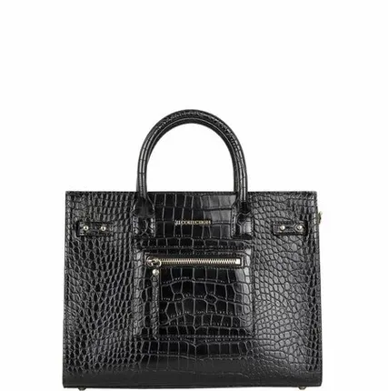 Фото №0 Черная деловая сумка Базель M с фактурным тиснением TJ COLLECTION XT 5365924 BLC