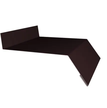 Фото №0 Отлив простой 150 0,45 PE с пленкой RAL 8017 шоколад