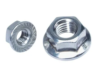 фото Гайка шестигранная с фланцем М6, 500 шт