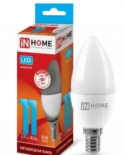 фото Лампа сд LED-СВЕЧА-VC 11Вт 230В Е14 4000К 990Лм IN HOME